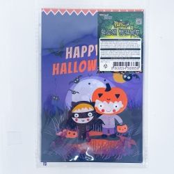 halloween bags and twist tie 6pcs