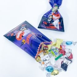 halloween bags and twist tie 6pcs