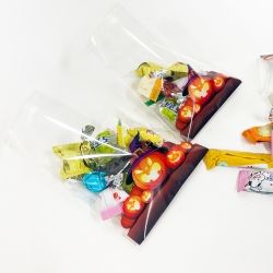 Halloween Treat Bags, Self Adhesive OPP Bag, 8pcs