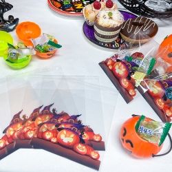 Halloween Treat Bags, Self Adhesive OPP Bag, 8pcs
