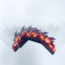 Halloween Treat Bags, Self Adhesive OPP Bag, 8pcs