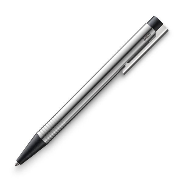 205 Logo Ballpoint Pen Steel - Black 