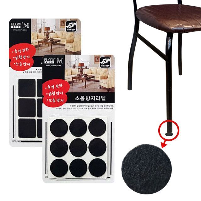 Prevention noise Label (Black) - Felt