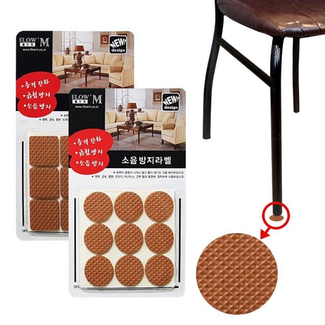 Prevention noise Label (Wood) - Waffle