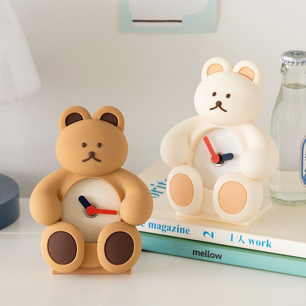 DONATDONAT Bear Silicone Table Clock