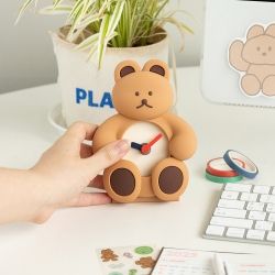 DONATDONAT Bear Silicone Table Clock