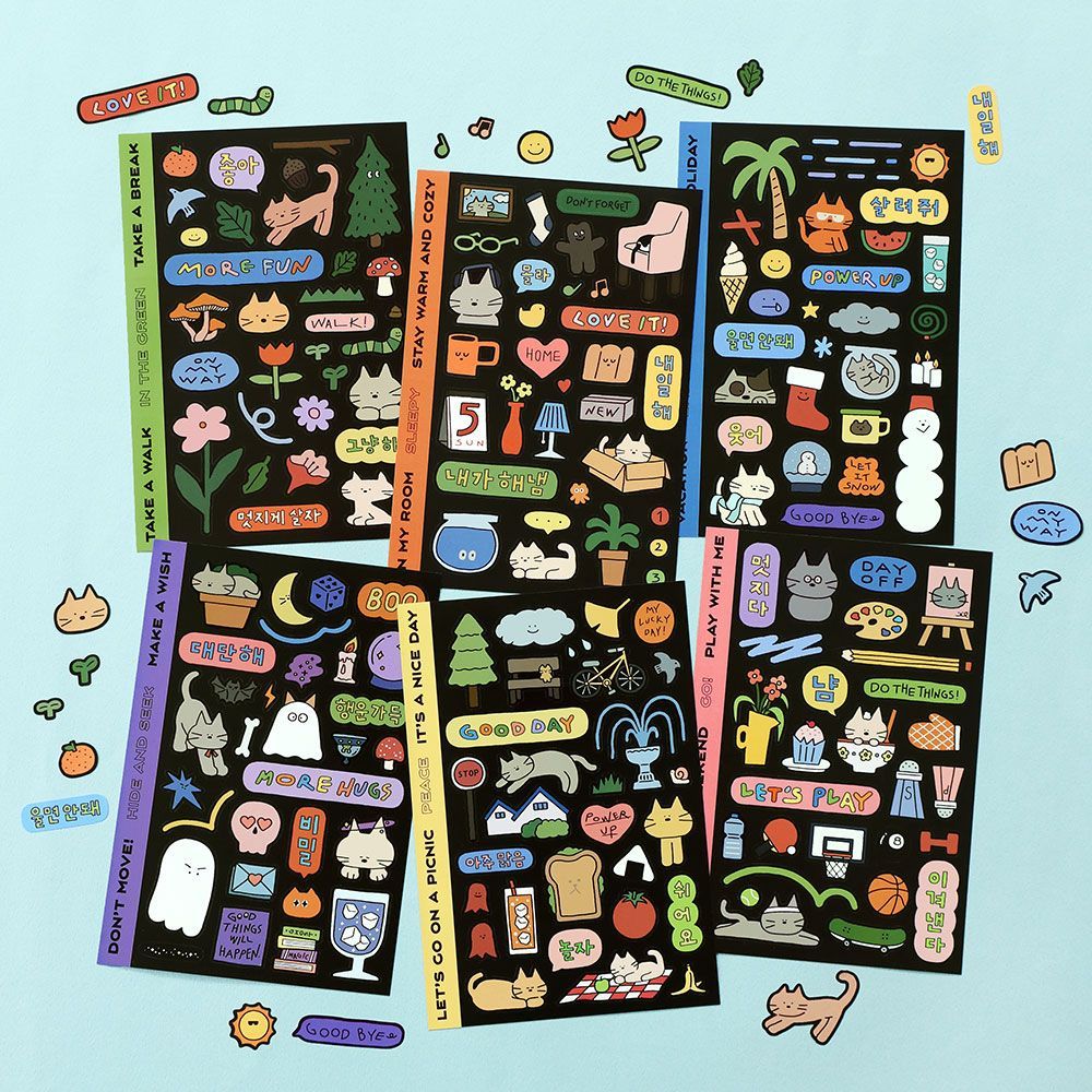 Doodle Removable Sticker Pack