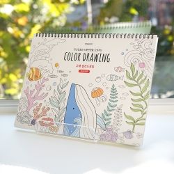 The Whale Color Drawing Easy version