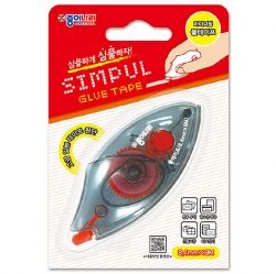 Simpul Glue Tape Roller, Liner Type, Set of 12