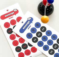 Annyang Message Sticker Set (8sheets)