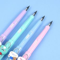 Pocket friends figure fountain pencil set , random