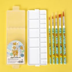 Painting Brush Set with Palette