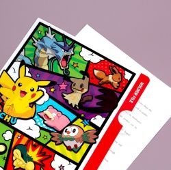 Pokemon File Holder 10ea