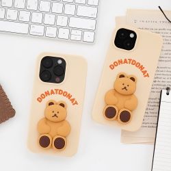 DONATDONAT Bear silicone case iphone14