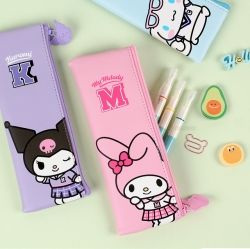 Sanrio Uniform Flat Pencil Case, random