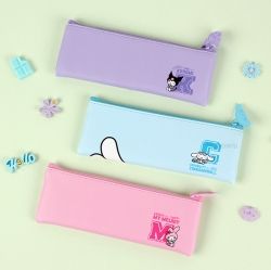Sanrio Uniform Flat Pencil Case, random