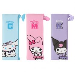 Sanrio Uniform Flat Pencil Case, random