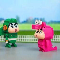 Shin Chan Crocodile & Chocobi Blocks 