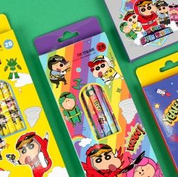 Shinchan Pencil(2B) 5pcs Set