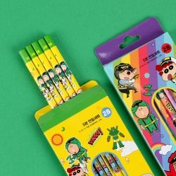 Shinchan Pencil(2B) 5pcs Set