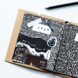 SQUARE DIARY Refill - Note cover, 6Rings, 148x172mm