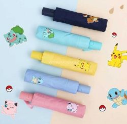 Pokemon simple 3-layer Auto Umbrella