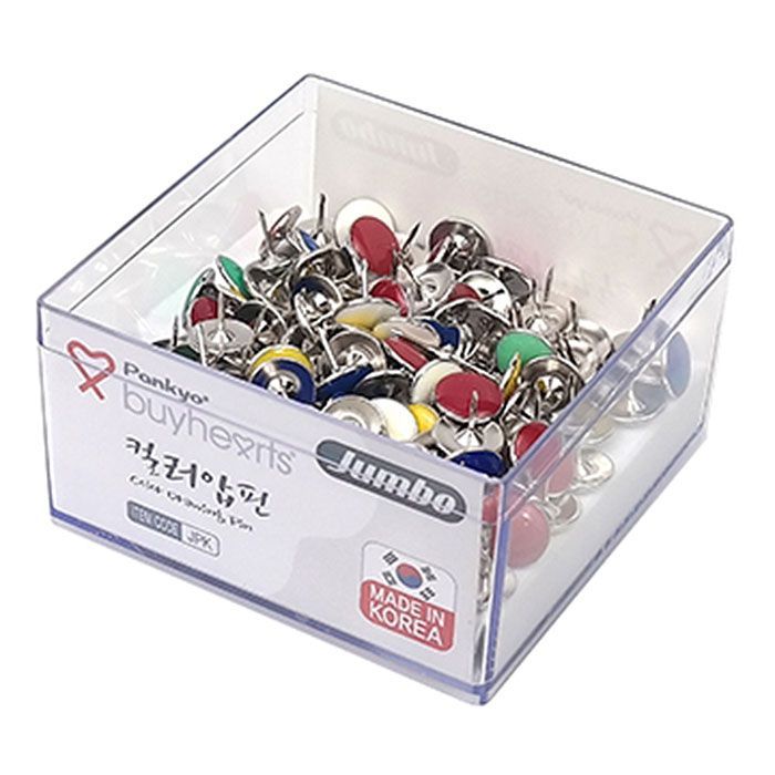 Jumbo Color Thumb Tacks JPK