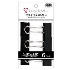 Fancy Black Binder Clips(L), FBSUL