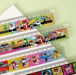 Crayon Shin Chan 15cm Graph Ruler (40pcs)