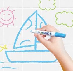 Water-Soluble Bath Crayon 5Colors 