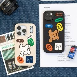 Brunch Brother Poodle silicone case iPhone14