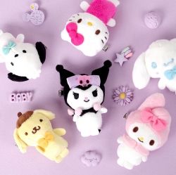 Sanrio Plush Hair Clips 