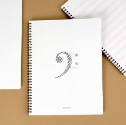 SIMPLE A4 PP Music Notebook, RANDOM