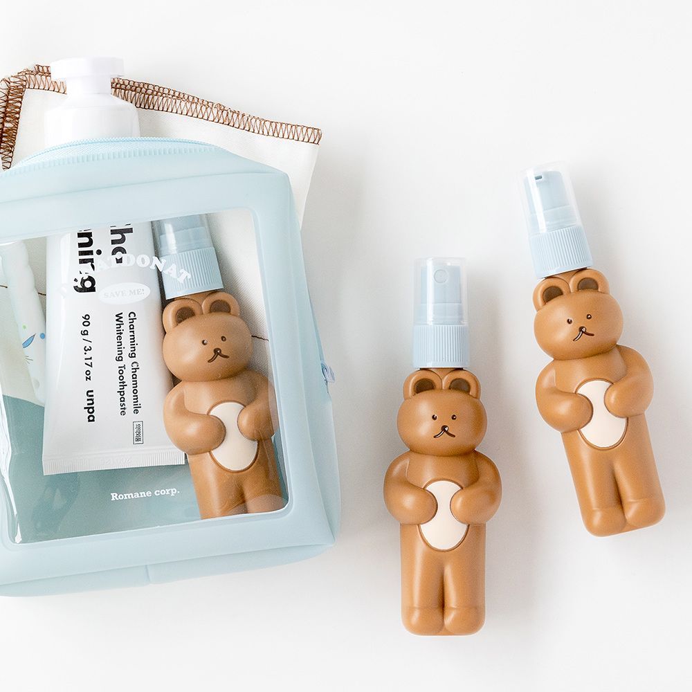 DONATDONAT Bear Travel Bottle Set