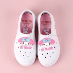 MY MELODY Lettering Indoor Slippers