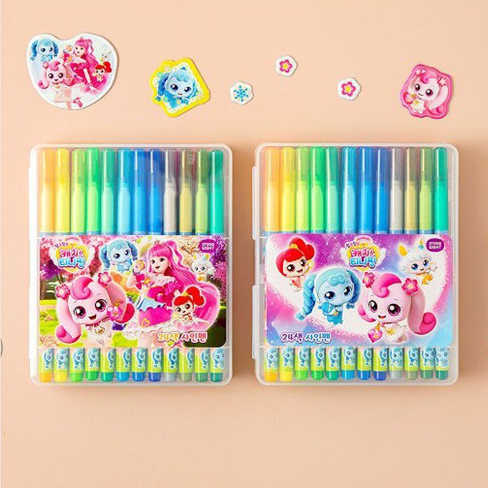 Catch Teenieping ver3 24Colors Marker, Random