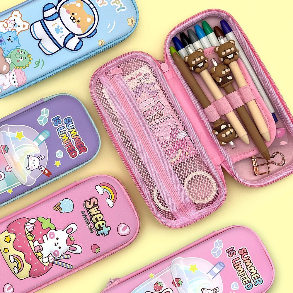 SHIBA RABBIT EVA Pencil Case, Random