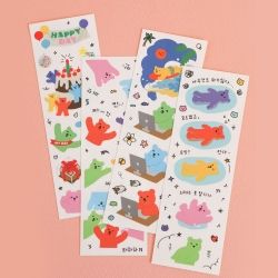 Jelly Bear Seal Sticker