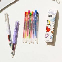 STYLE FIT BT21 4-Colors Ballpoint Pen Holder 