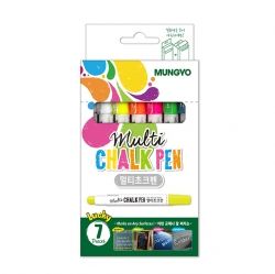 Multi Chalk Pen, 6Colors 7Count 