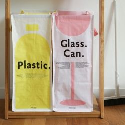 Tarpaulin recycling bin Set -  Simply