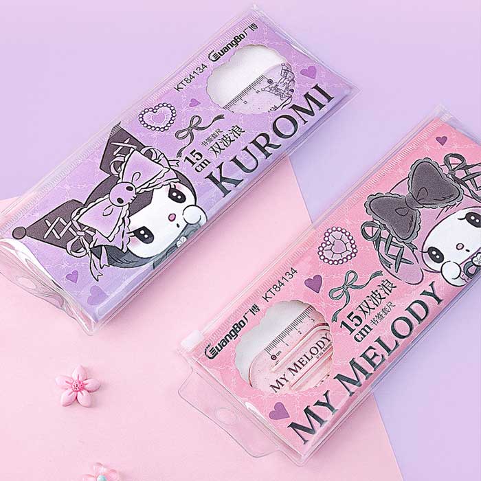 Sanrio ruler 4p set,random