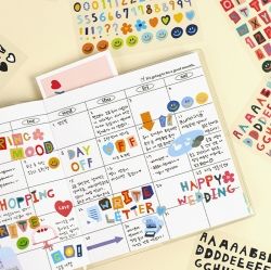 Color Recipe Alphabet Sticker