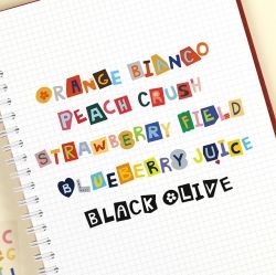 Color Recipe Alphabet Sticker