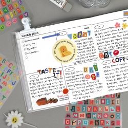 Color Recipe Alphabet Sticker Sticker Pack (10sheets)