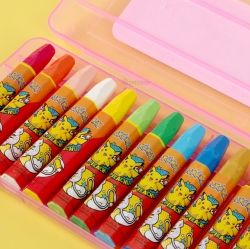 POKEMON 12Colored Crayon