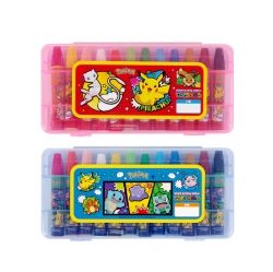 POKEMON 12Colored Crayon