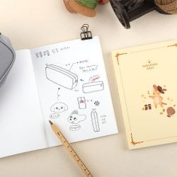 ChouChou Daily Blank Notebook 