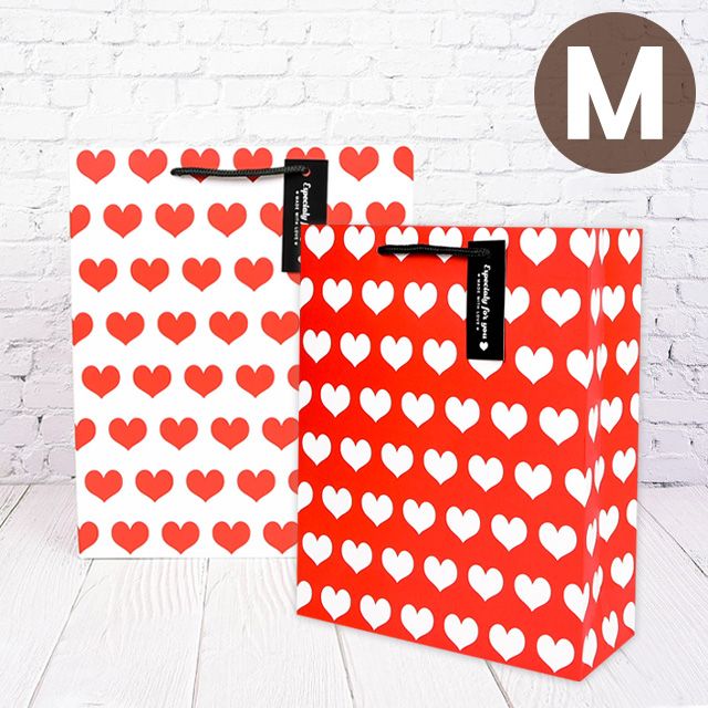 Heart Shopping Bag(M) 10pcs