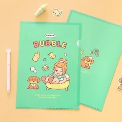 Elementary School Alpha Girl L-Holder 1ea, for A4 Papers 